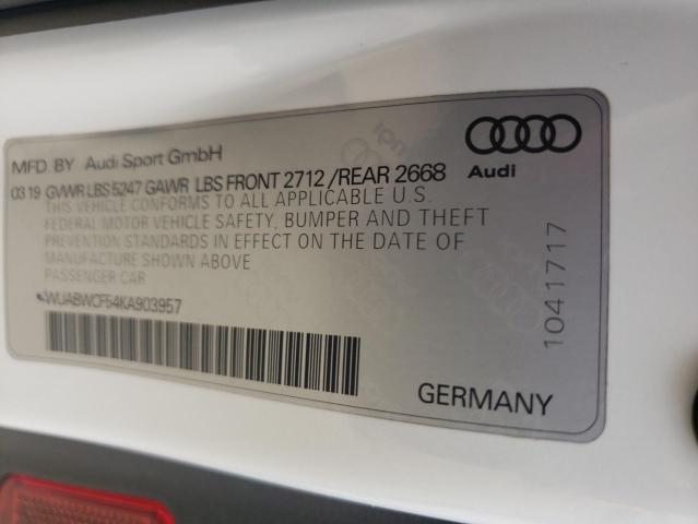 2019 AUDI RS5 WUABWCF54KA903957