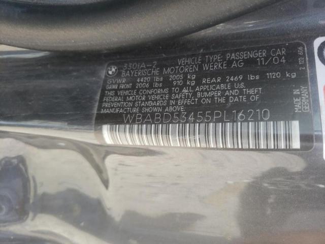 WBABD53455PL16210 BMW 330 CI