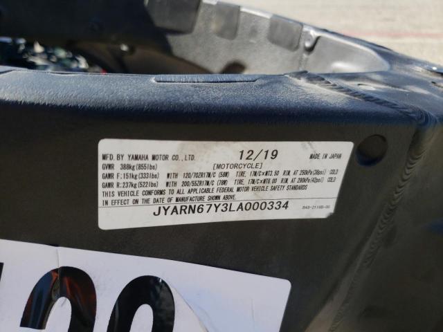 2020 YAMAHA YZFR1M C JYARN67Y3LA000334