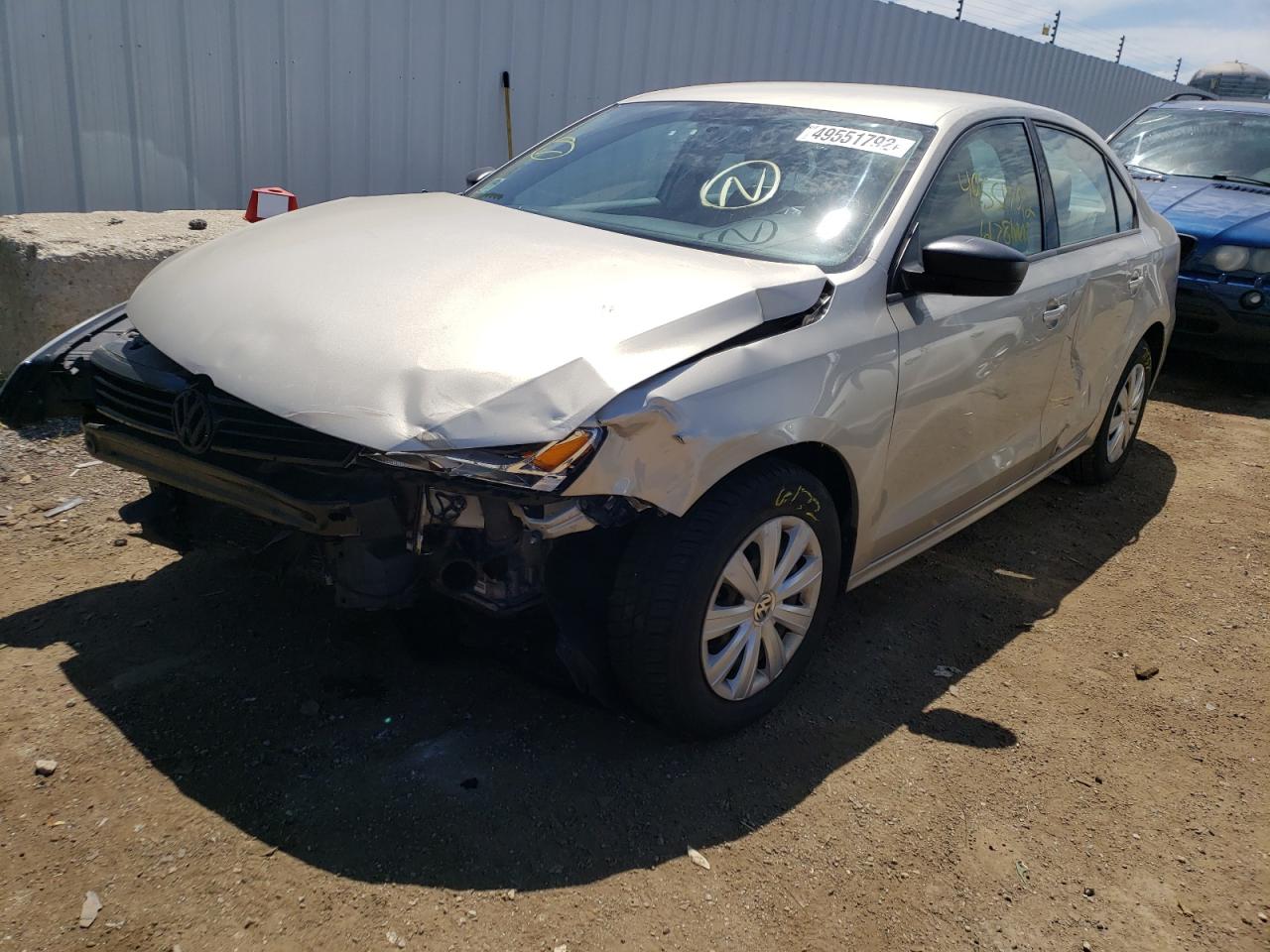 Lot #2940251883 2013 VOLKSWAGEN JETTA BASE