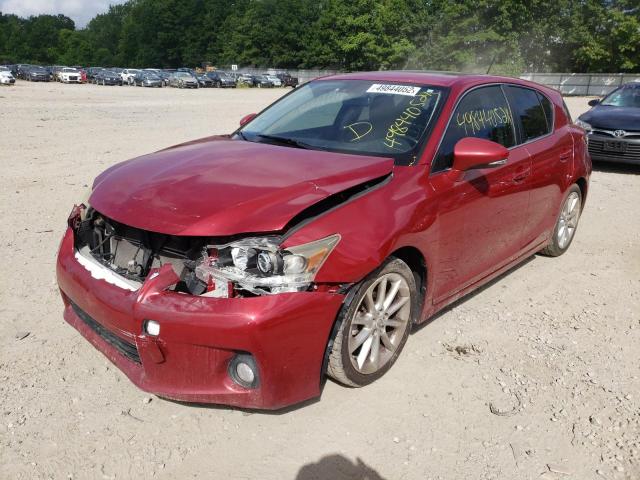 LEXUS CT 200 2011 RED Photo 2
