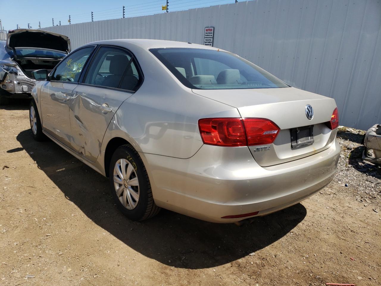 Lot #2940251883 2013 VOLKSWAGEN JETTA BASE