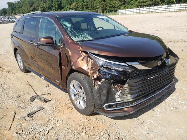 Vehiculos salvage en venta de Copart Gainesville, GA: 2021 Toyota Sienna LIM