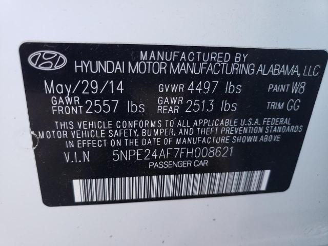 2015 HYUNDAI SONOTA 5NPE24AF7FH008621
