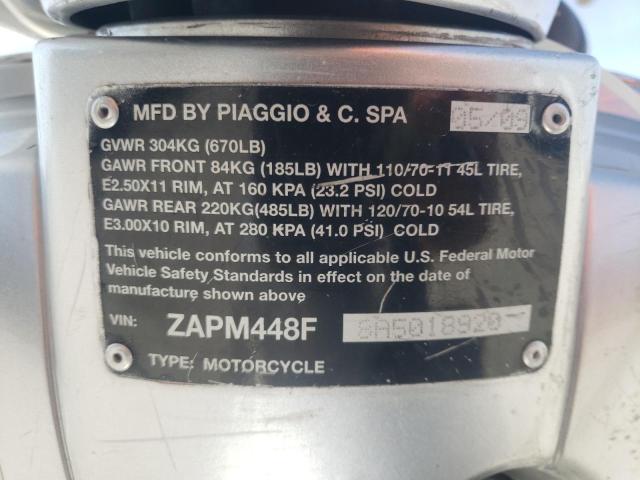 2010 VESPA LX 150 ZAPM448F8A5018920