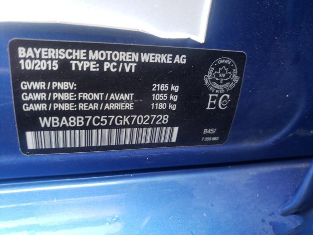 2016 BMW 340 XI WBA8B7C57GK702728