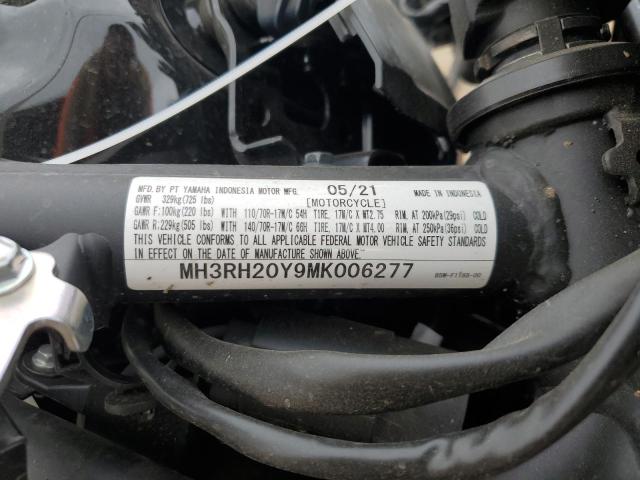 2021 YAMAHA MT-03 MH3RH20Y9MK006277