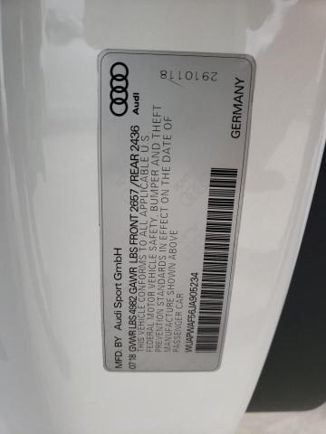 2018 AUDI RS5 WUAPWAF56JA905234