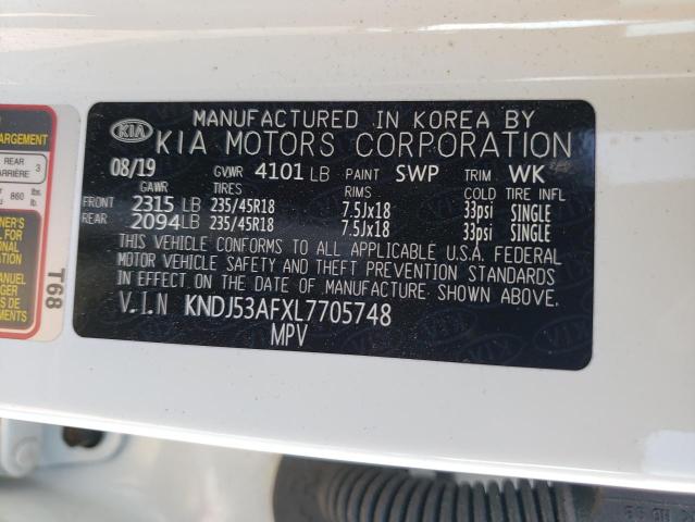 2020 KIA SOUL GT-LI KNDJ53AFXL7705748