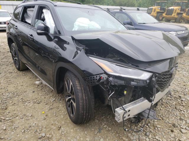 Salvage cars for sale from Copart Windsor, NJ: 2022 Toyota Highlander