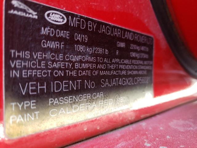 2020 JAGUAR XE R-DYNAM SAJAT4GX2LCP56021