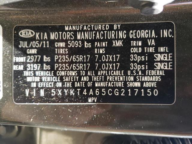 5XYKT4A65CG217150 KIA Sorento Base