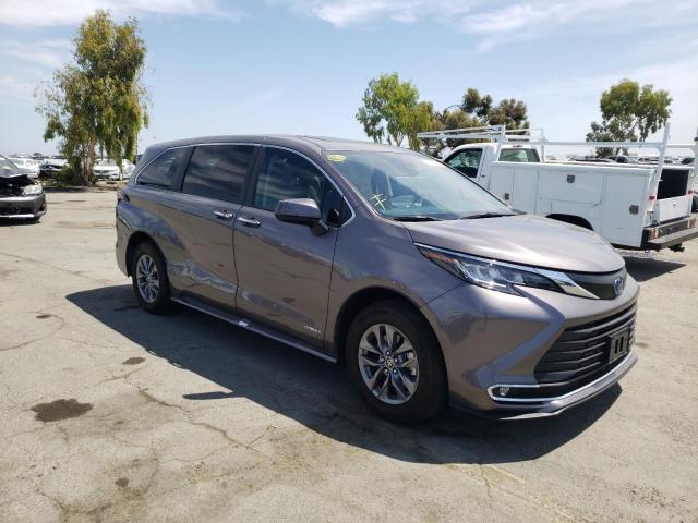 2021 Toyota Sienna Xle 2.5L(VIN: 5TDYRKECXMS059776