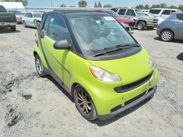 Smart salvage cars for sale: 2009 Smart Fortwo PAS