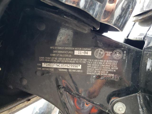 2005 HARLEY-DAVIDSON FLHRSI 1HD1FYW1X5Y629998