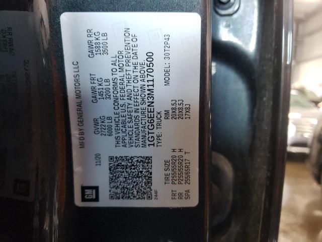 2021 GMC CANYON DEN 1GTG6EEN3M1170500