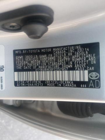 2015 TOYOTA CORILLA 2T1BURHE6FC257857