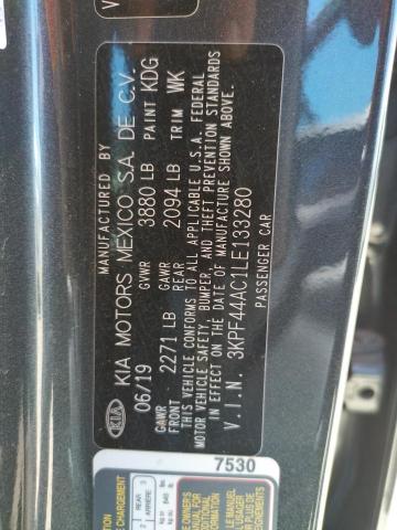 3KPF44AC1LE133280 KIA FORTE GT