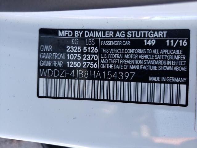 2017 MERCEDES-BENZ 300 E WDDZF4JB8HA154397