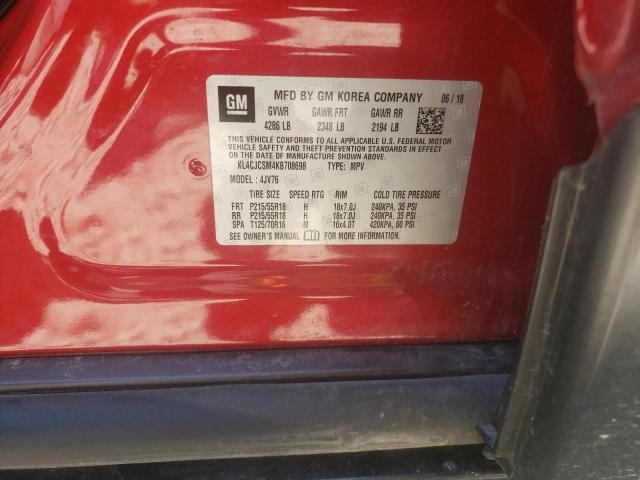 KL4CJCSM4KB708698 Buick Encore Essence