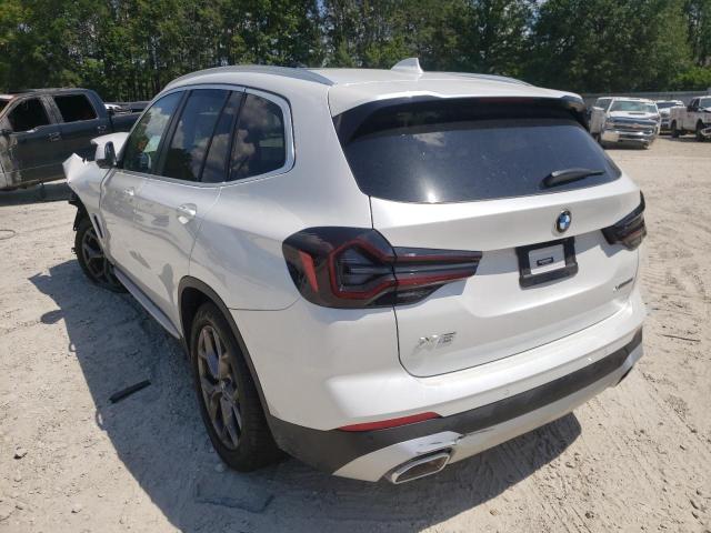2022 BMW X3 XDRIVE3 - WBX57DP00NN149553