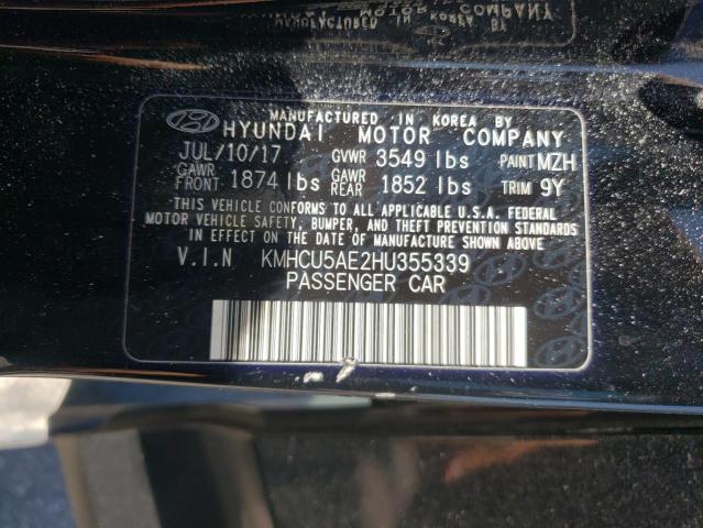 2017 HYUNDAI ACCENT SPO KMHCU5AE2HU355339