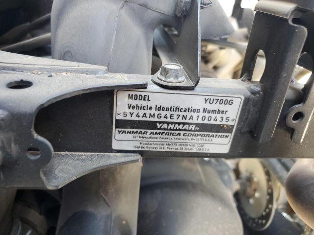 2021 YAMAHA YFM700 5Y4AMG4E7NA100435