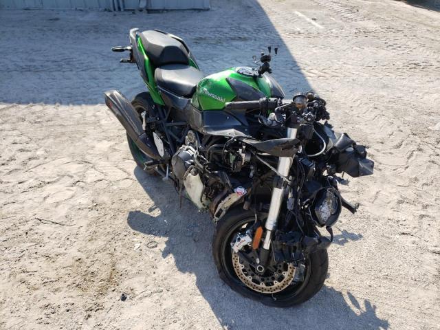 Salvage Motorcycles for parts for sale at auction: 2020 Kawasaki ZX1002 D