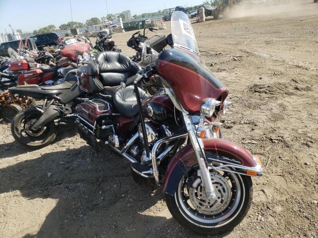 Salvage motorcycles for sale at Chicago Heights, IL auction: 2002 Harley-Davidson Flhtcui