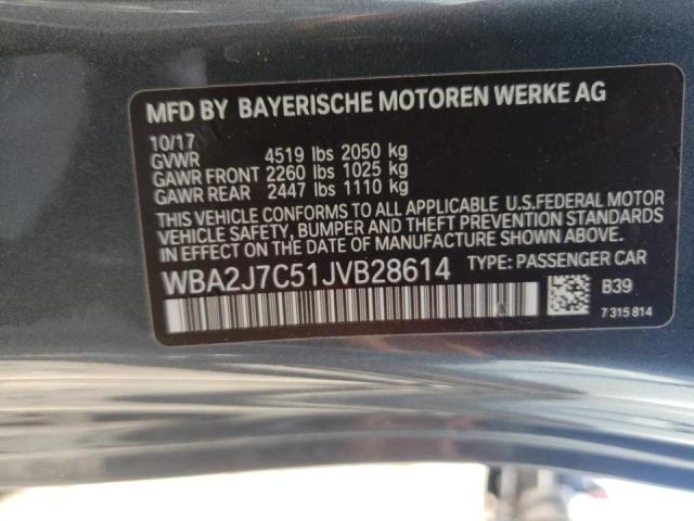 2018 BMW M240XI WBA2J7C51JVB28614