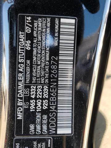 WDDSJ4EB6EN126872 Mercedes-Benz CLA 250