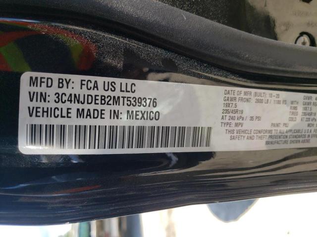 2021 JEEP COMPASS 80 3C4NJDEB2MT539376