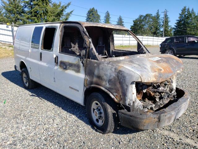 Salvage cars for sale from Copart Graham, WA: 2005 GMC Savana G35
