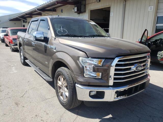 Salvage trucks for sale at Dyer, IN auction: 2015 Ford F150 Super