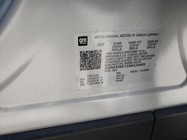 2022 CHEVROLET EQUINOX RS 2GNAXWEV1N6124405
