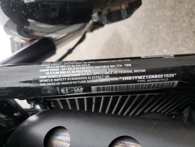 2022 HARLEY-DAVIDSON FLXRS 1HD1YWZ1XNB021539
