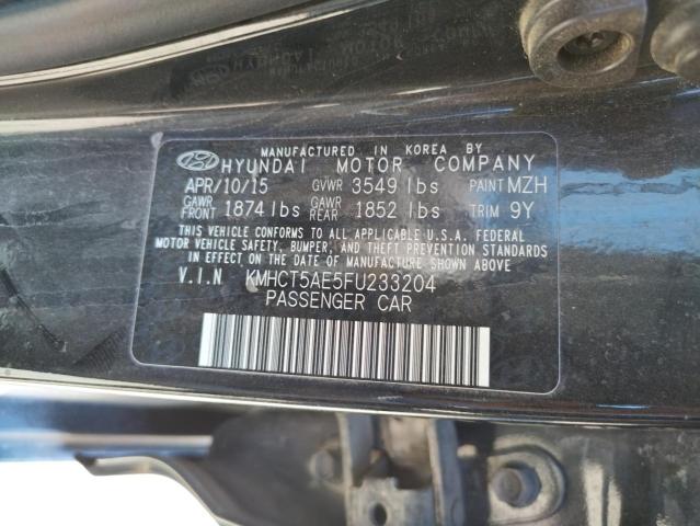 2015 HYUNDAI ACCENT GS KMHCT5AE5FU233204