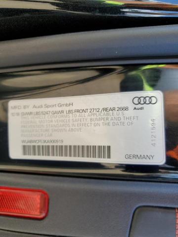 2019 AUDI RS5 WUABWCF53KA900919