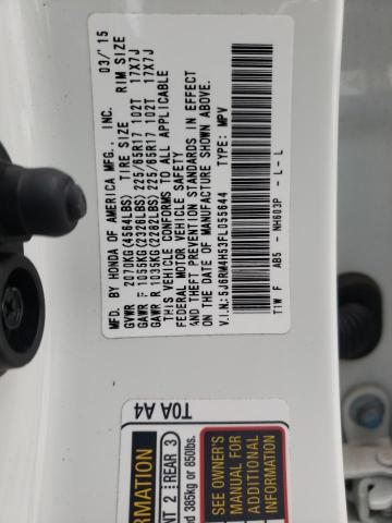 2015 HONDA CRV 5J6RM4H53FL055644