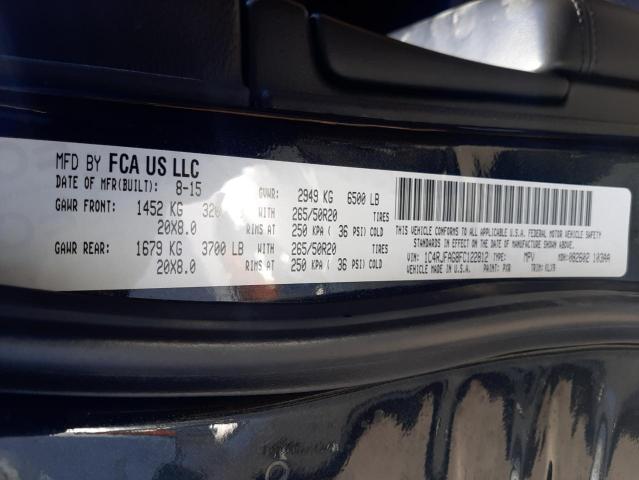 1C4RJFAG8FC122812 Jeep Grand Cherokee Laredo