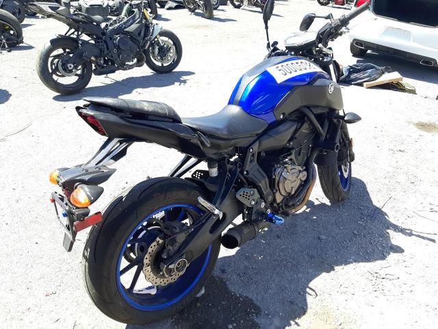 2018 YAMAHA MT07 JYARM27E4JA001331