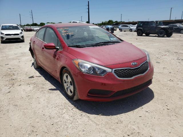 Salvage cars for sale from Copart Temple, TX: 2016 KIA Forte LX
