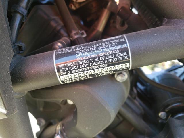 2014 HONDA CTX700 ND JH2RC6843EK000229