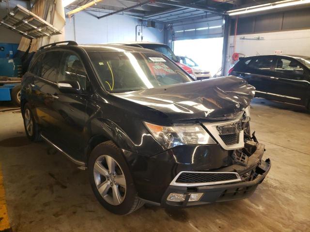 Salvage cars for sale from Copart Wheeling, IL: 2012 Acura MDX Techno