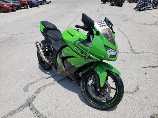 Salvage cars for sale from Copart Rogersville, MO: 2011 Kawasaki EX250 J