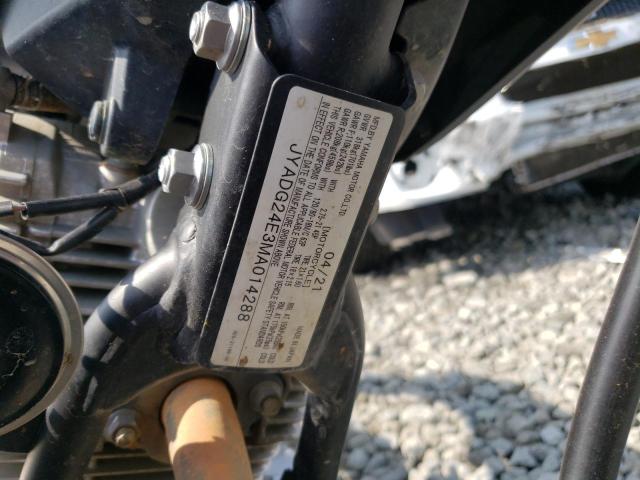 2021 YAMAHA XT250 JYADG24E3MA014288