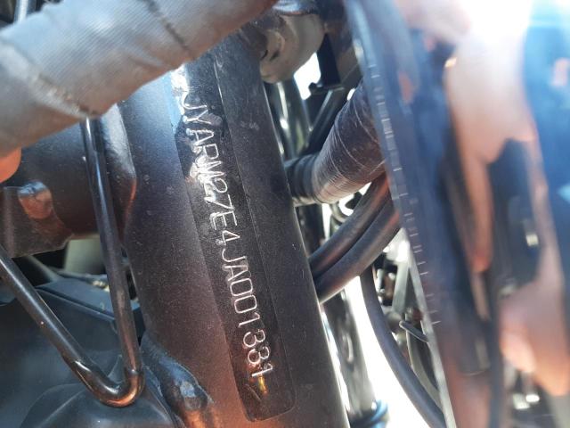 2018 YAMAHA MT07 JYARM27E4JA001331
