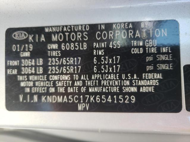 KNDMA5C17K6541529 KIA Sedona L