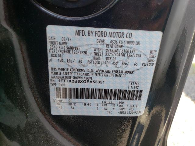 2016 FORD F SUPER DU 1FT7X2B6XGEA55351
