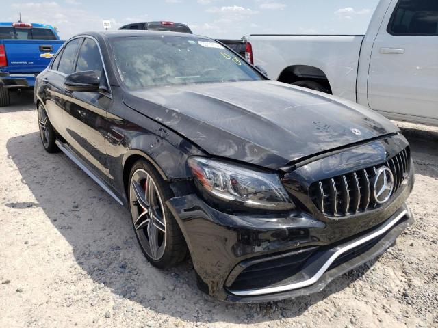 Salvage cars for sale from Copart Houston, TX: 2019 Mercedes-Benz C 63 AMG-S